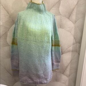 Anthropologie Pastel Gradient Sweater XS